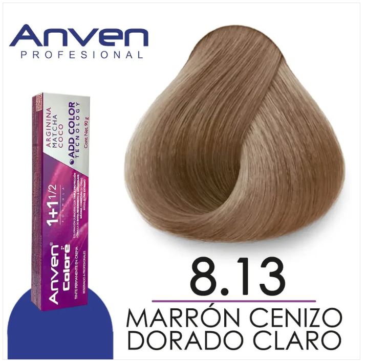 NUEVO Tinte para Cabello Anven Colores tubo de tinte 90g mas bote de crema de perox vol.20 (Copia)