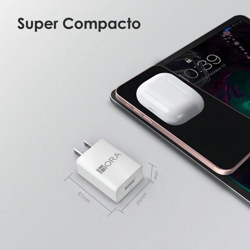 Cargador Para Iphone 2.0a 1hora Cable Lightning Combo Gar088