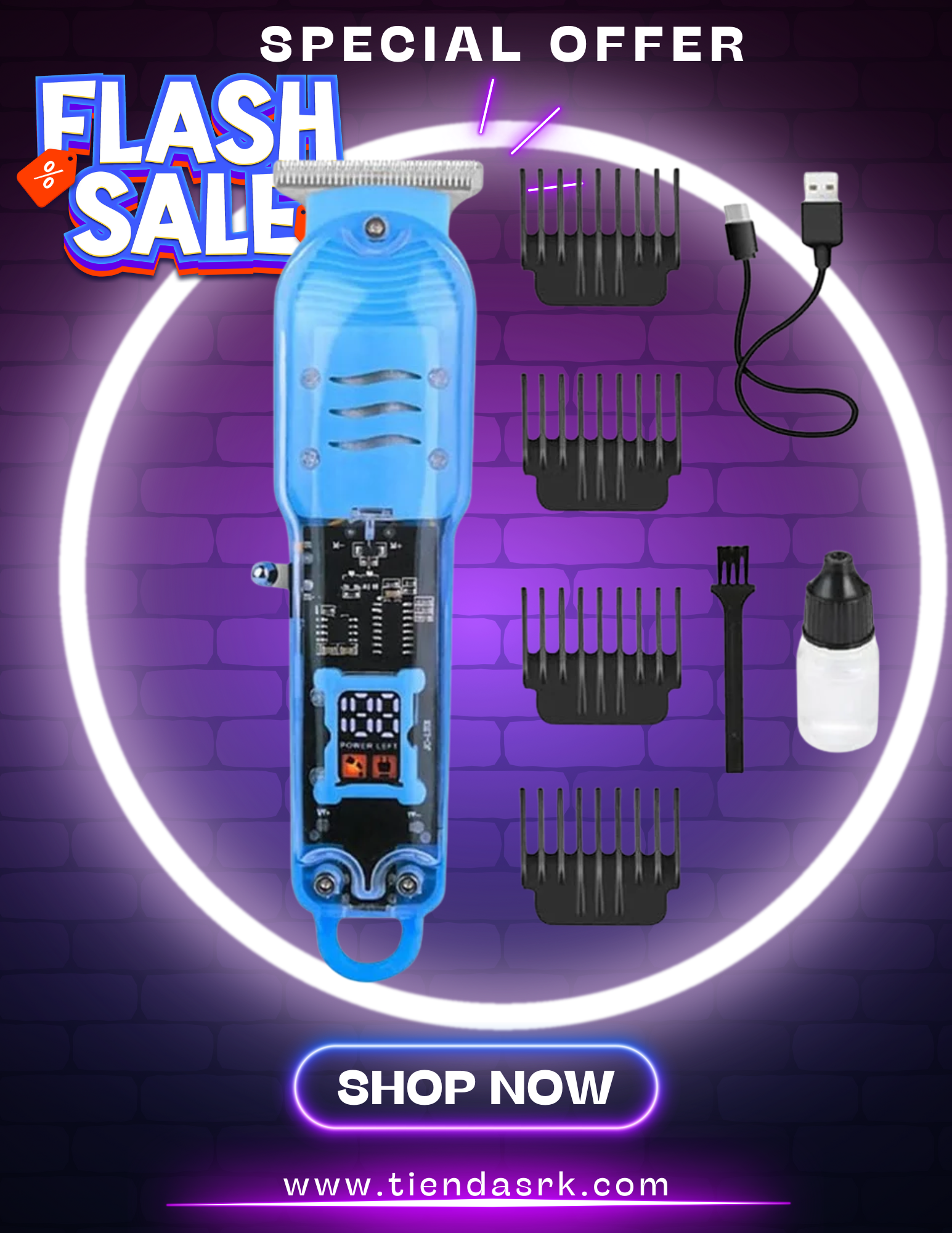 cortadora de caabello recargable