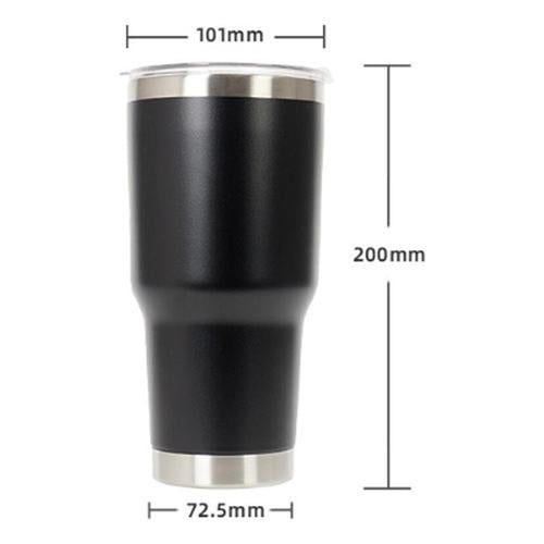 termo tipo yeti 30 oz Taza Aislante de Acero Inoxidable 18/8, Termo para Café y Té, 887 Ml, Sin BPA, Apta para Lavavajillas, Diseño Resistente al Sudor, Mantenimiento de Temperatura, 8 Pulgadas de Alto