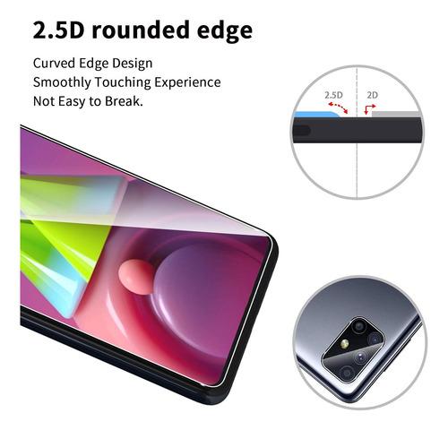 10 cristales templados Samsung Galaxy M51/F62/M62 10 Cristales Templados 9H Mica HD Protector Pantalla Ultra Delgado 0,3 mm