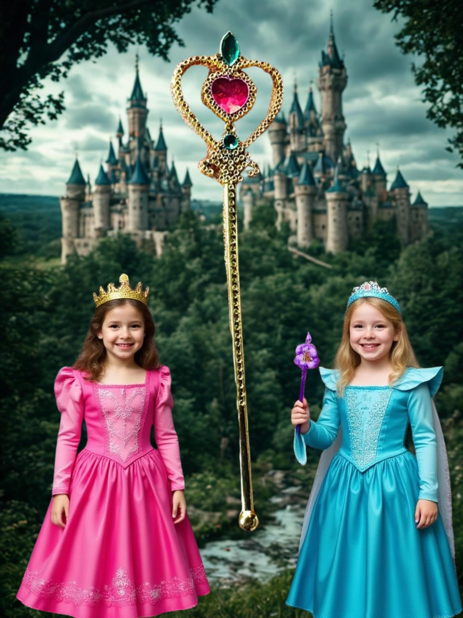 set de 12 baritas para disfraces de princesa o reyna