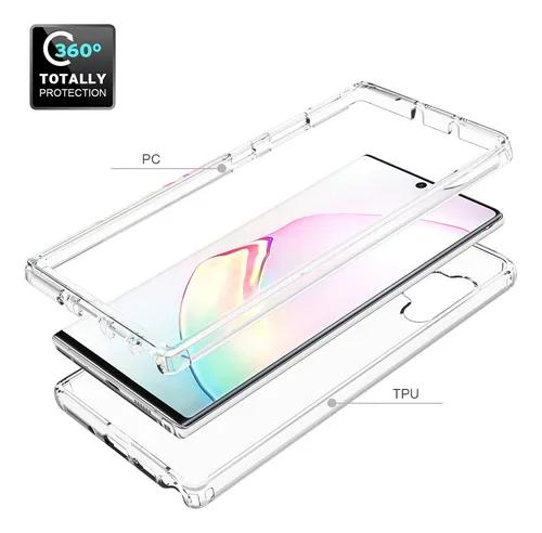 Funda Para Samsung Galaxy Note 10 Plus,silcon case uso rudo  incoloro Y Transparen