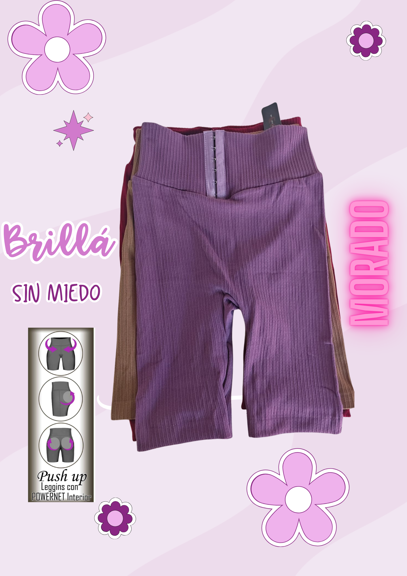 outfit para el gym legging negro con faja