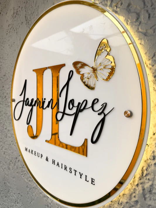 letreo  acrílico  + acrílico con o sin iluminación cotiza el tuyo