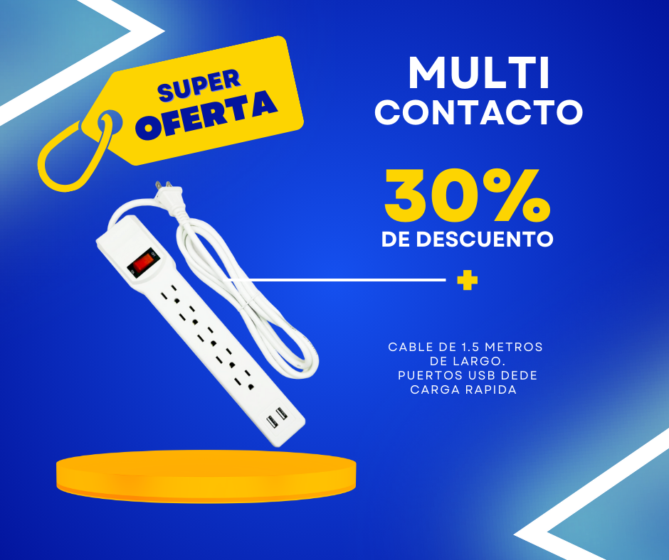 multi contacto extencion electrica mayoreo