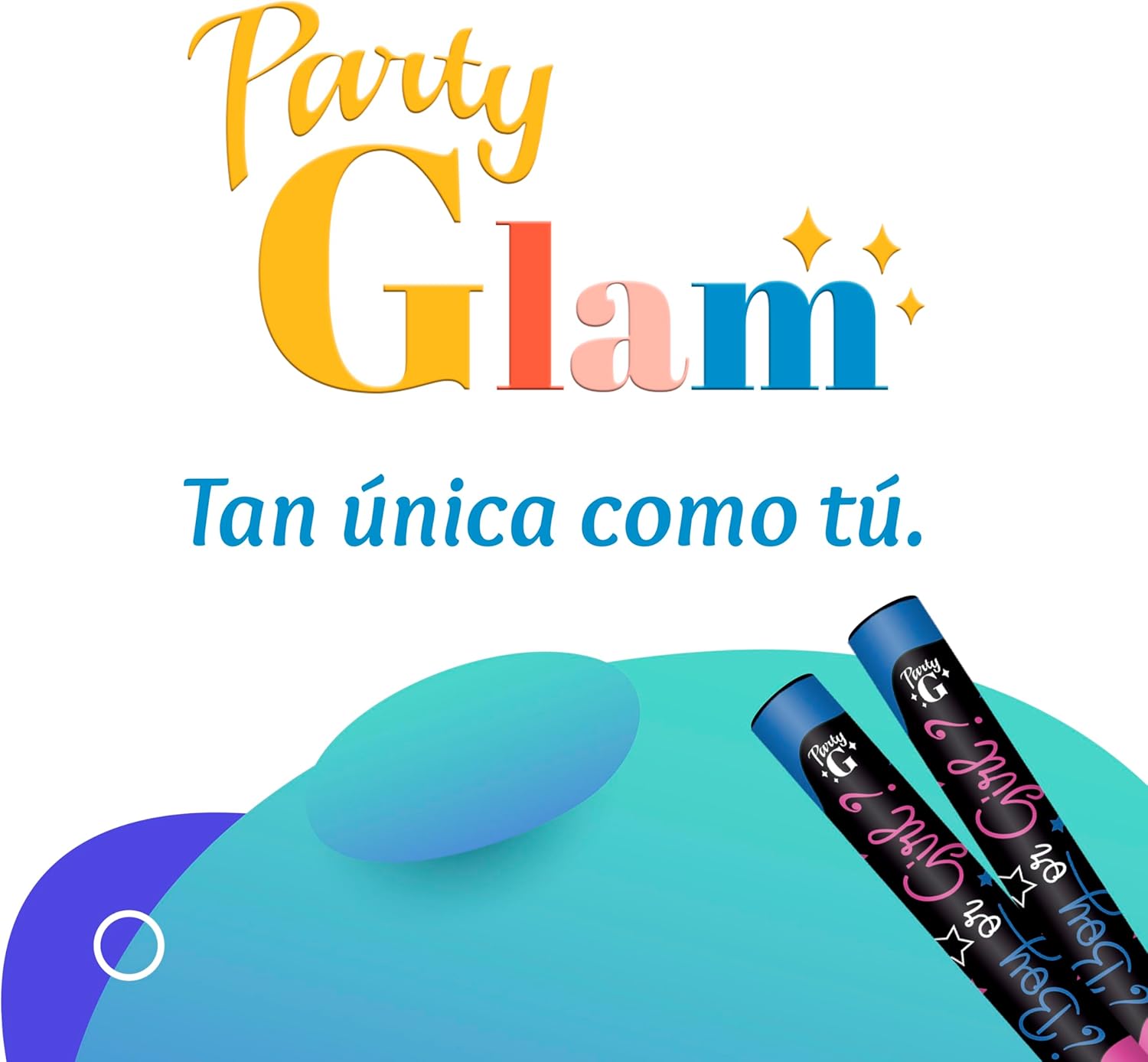 Vela Lumisosa de Revelación de de sexo de Chispa y Humo 2 piezas - Vela de humo baby shower - humo de color Azul y Rosa - fiesta, celebración, festejo, evento