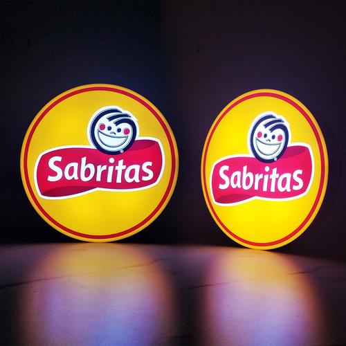 Anuncio Luminoso Para Tienda Miscelanea Sabritas