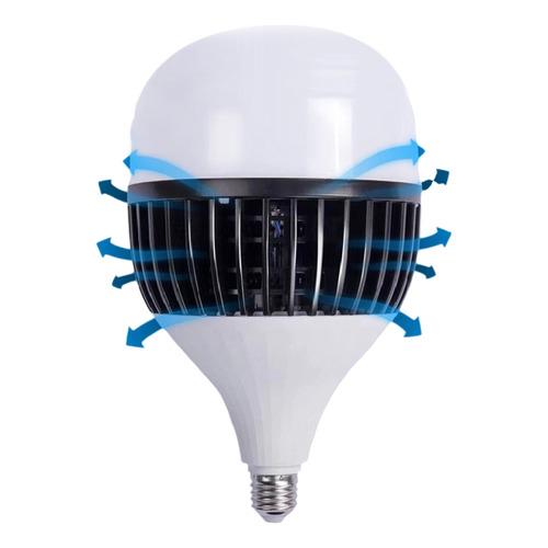 5 pz  Foco  Gigante Bodegero 100w/600w Rosca E27 6000lm Piezas Luz Blanco Frío   5 Focos Led 100w Industrial Alto Brillo Rosca E26 E27 Mg Blanco Frío