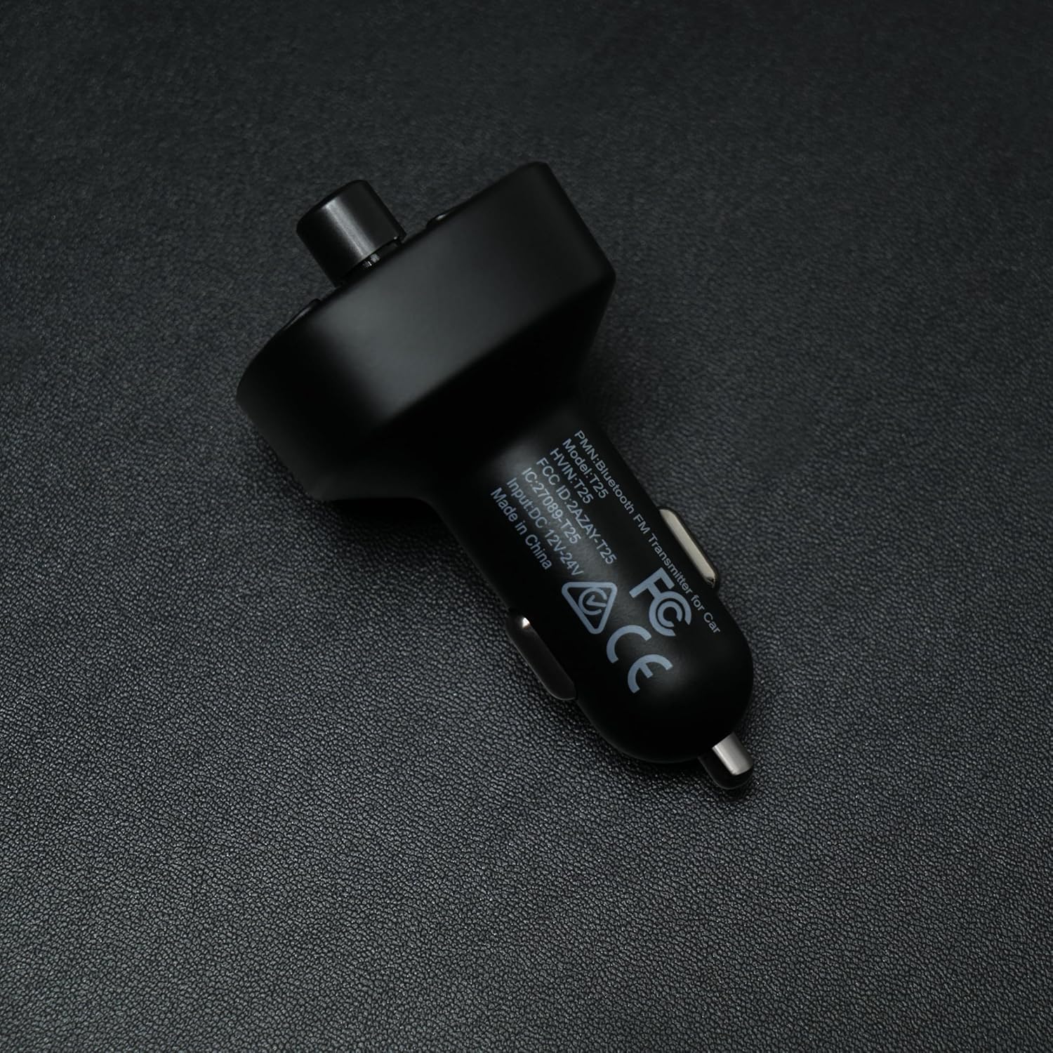 Transmisor FM, Transmisor FM Bluetooth Adaptador de radio inalámbrico Kit de coche con carga USB dual, Receptor de audio Cargador de coche Reproductor de MP3, Compatible con llamadas manos libres, Tarjeta TF y USB Di