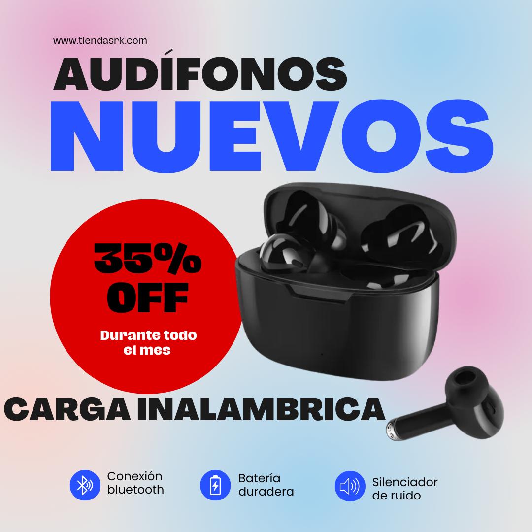 audifonoS Auriculares Bluetooth 5.3, Compatibles con iOS 12+ y Android 8+ - Ideales para música y entrenamiento