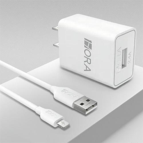Cargador Para Iphone 2.0a 1hora Cable Lightning Combo Gar088