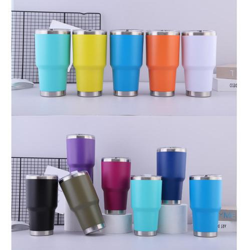 termo tipo yeti 30 oz Taza Aislante de Acero Inoxidable 18/8, Termo para Café y Té, 887 Ml, Sin BPA, Apta para Lavavajillas, Diseño Resistente al Sudor, Mantenimiento de Temperatura, 8 Pulgadas de Alto