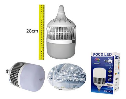 Foco Gigante Bodegero 100w/600w Rosca E27 6000lm 1 Piezas Luz Blanco Frío Foco Led 100w Casa Ahorrador Luz Blanca Entrada Estandar