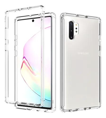 Funda Para Samsung Galaxy Note 10 Plus,silcon case uso rudo  incoloro Y Transparen