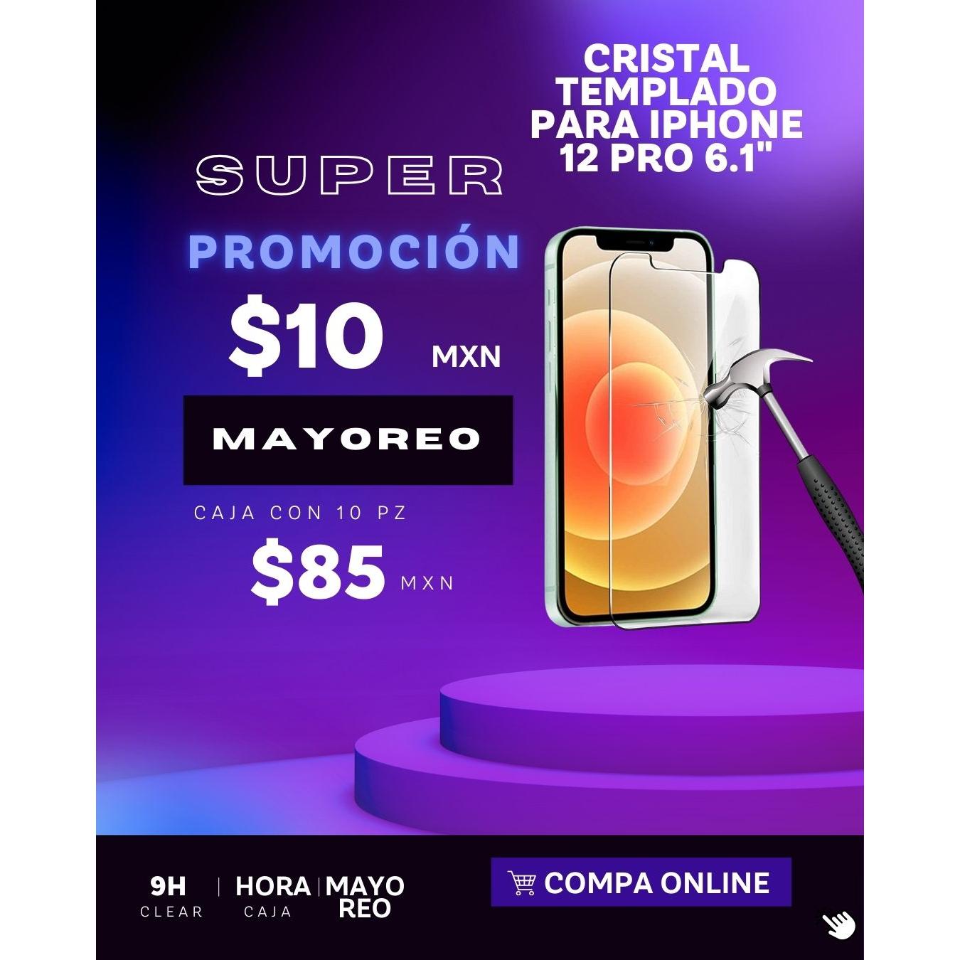 cristal templado para iphone 12 pro max 6,7,8 pluss /iphone 13mini /xs max iphone 11 pro max