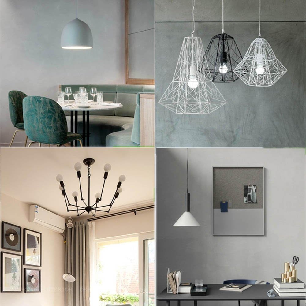 Foco LED  1 W Equivalente a 10 W E26 Base de Rosca Media para Baño y Porche 6 Unidades 5000 K Eficiencia Energética Resistente a la Intemperie