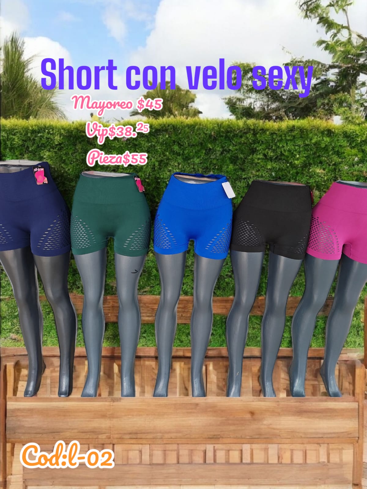 short corto fresco ideal para gym