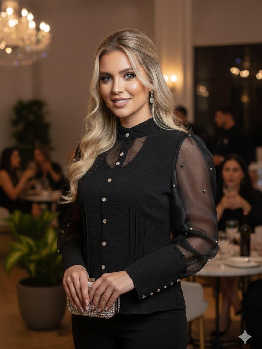 Blusa Para Dama De Moda Casual Elegante Estampados De Moda