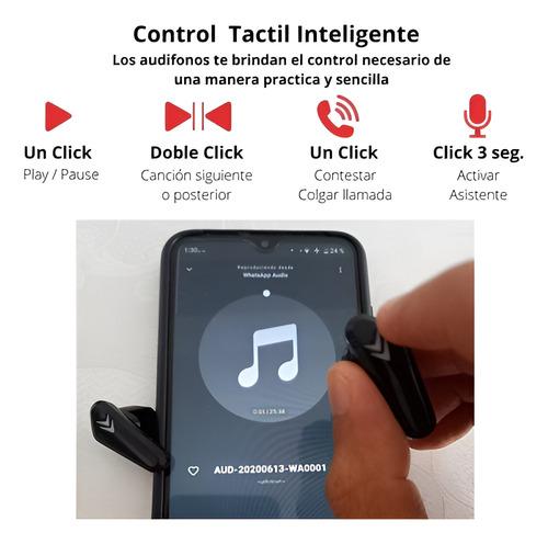 Audifonos Inalambricos Bluetooth Luces Handsfre Genérica X15 PRO color Negro