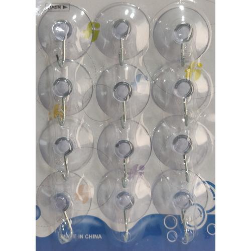set 16 pz  Chupon Ventosa Vidrio Celulares Manualidades Con Gancho