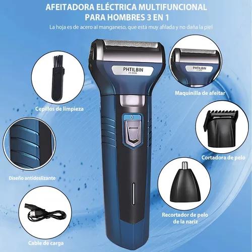 Rasuradora Barba Nariz Cabello 3 En 1 Eléctrica Maquina