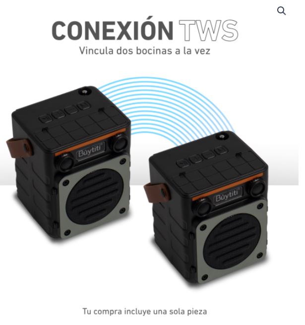 Bocina Bluetooth con Panel Solar y Radio FM ch-k3020