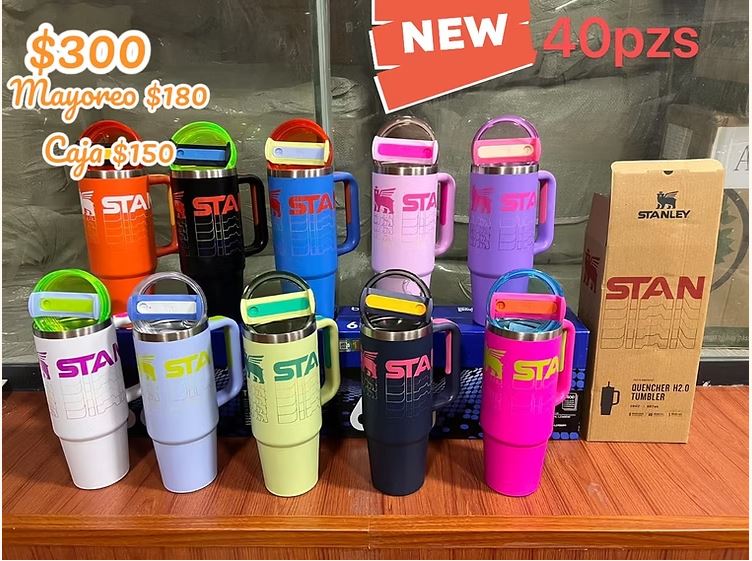 Stanley Quencher H2.0 FlowState - Vaso aislado al aspiradora de acero inoxidable