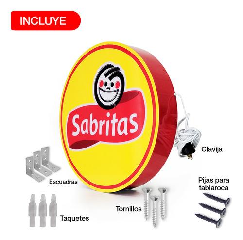 Anuncio Luminoso Para Tienda Miscelanea Sabritas