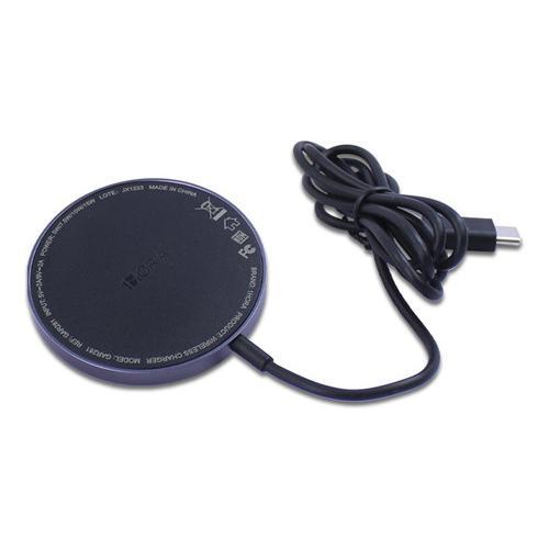 Cargador Magnetico Inalambrico 15w 1hora Tipo C Gar281 Color Negro