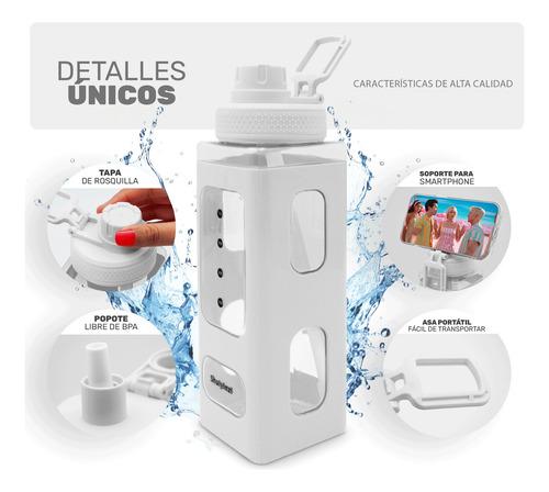 Termo Botella De Agua Deportiva Multifuncional Con Popote