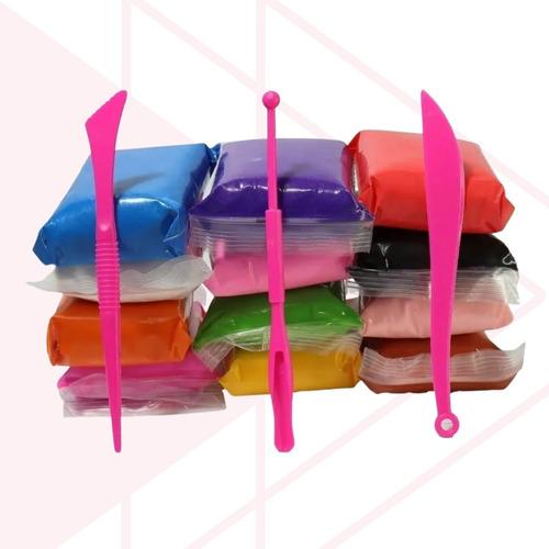 Foamy  Fomi Moldeable 12 Piezas Plastilina  Boligoma Surtidos