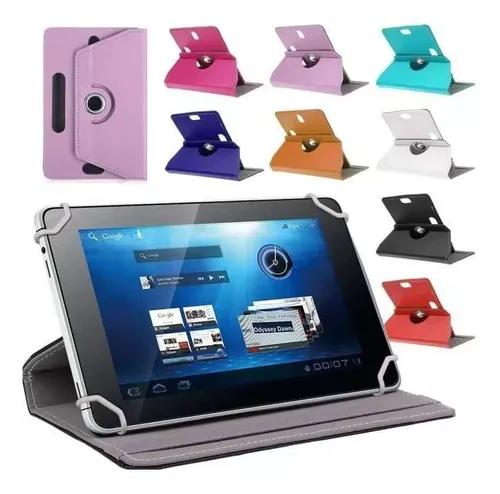 Funda Universal Tablet De 7 Pulgadas Giratoria Tacto Piel
