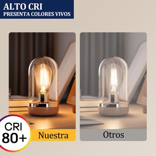 4 Piezas Focos 4w Led Ahorrador E26 Serie Luz Vintage Decorativas 2700k Para Iluminación De Jardin Patio Boda Hogar