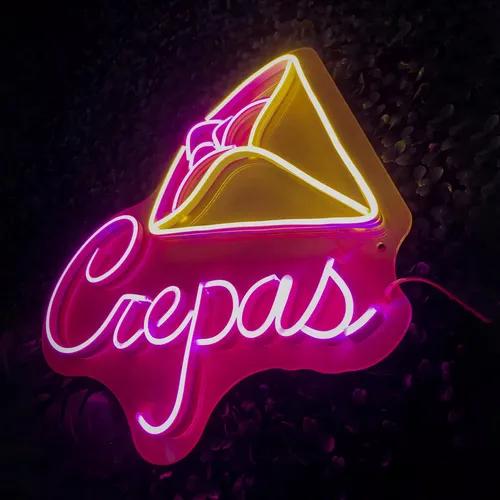 Letrero Led Neón Personalizado Crepas
