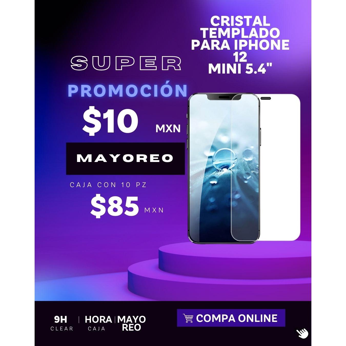 cristal templado para iphone 12 pro max 6,7,8 pluss /iphone 13mini /xs max iphone 11 pro max