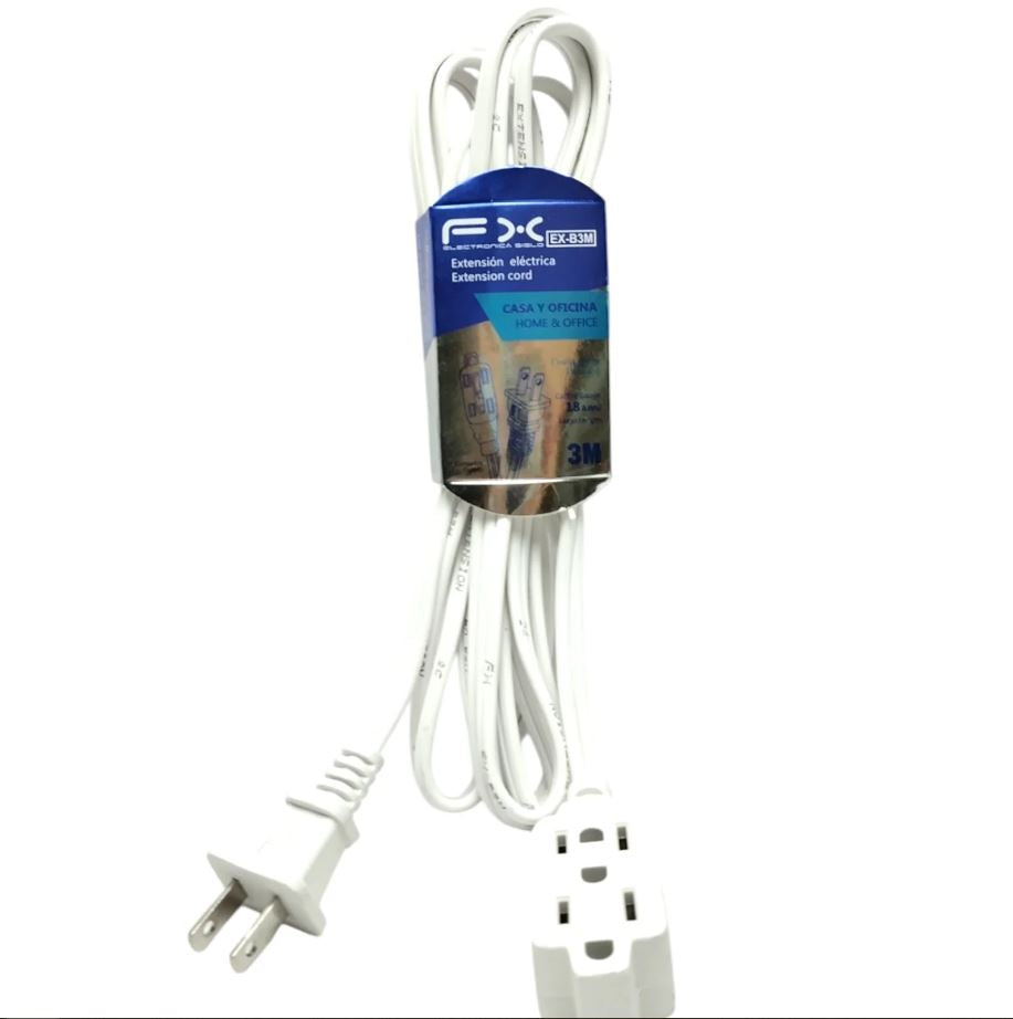 extencion electrica 3metros mayoreo