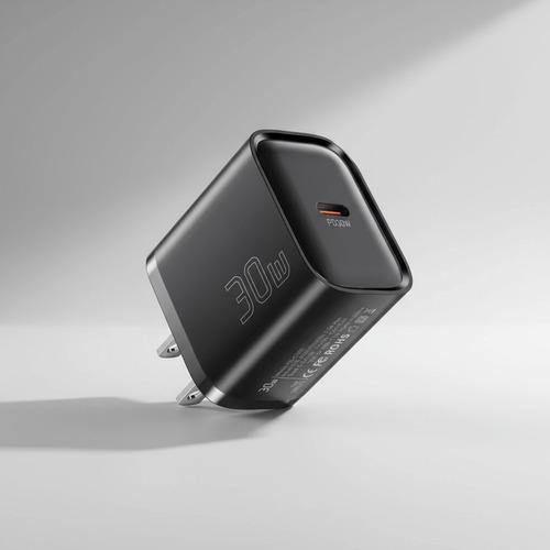 Cubo Turbo Cargador C Essager 30w Para Iphone Y Android - Negro