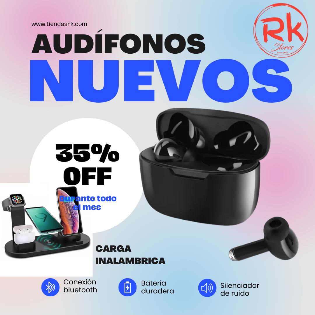 1audifono Auriculares Bluetooth 5.3, Compatibles con iOS 12+ y Android 8+ - Ideales para música y entrenamiento