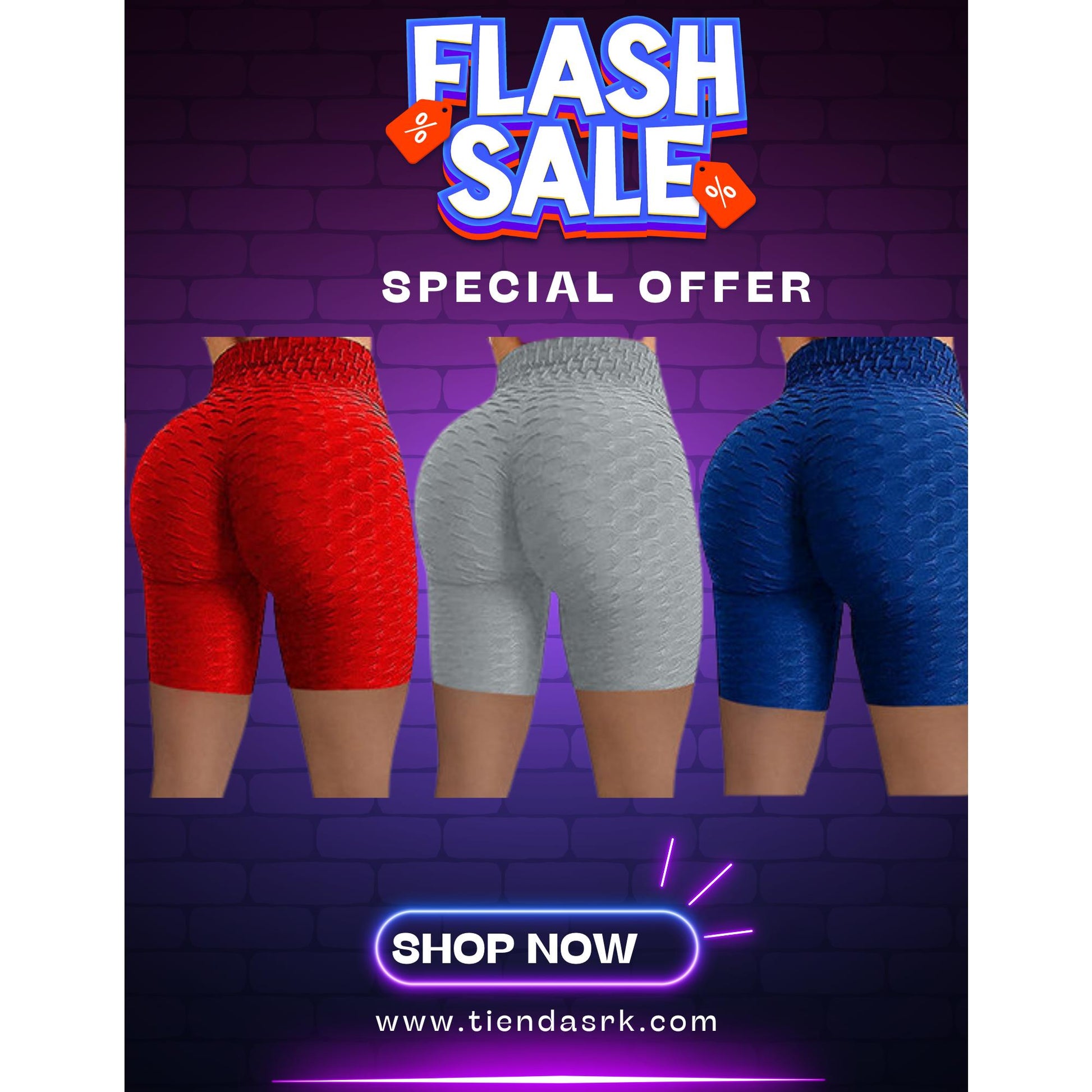 licra deportiva mujer short corto fresco ideal para gym con levanta pompa