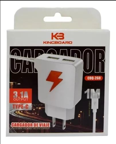 turbo cargador tipo c mayoreo carga rapida tipo c