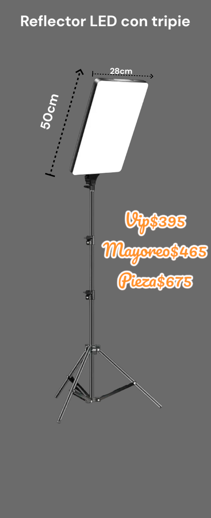 Reflector LED  para  fotografía Luces para Fotografia, Luz de Video LED con 9 Fi