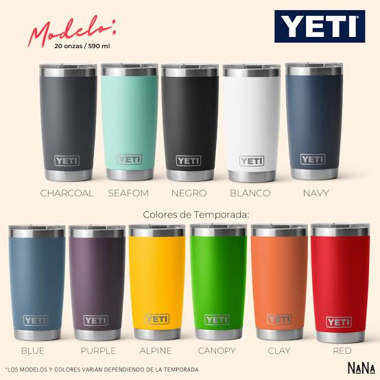 Caja con 50 Yetis 20 Oz tapa slider