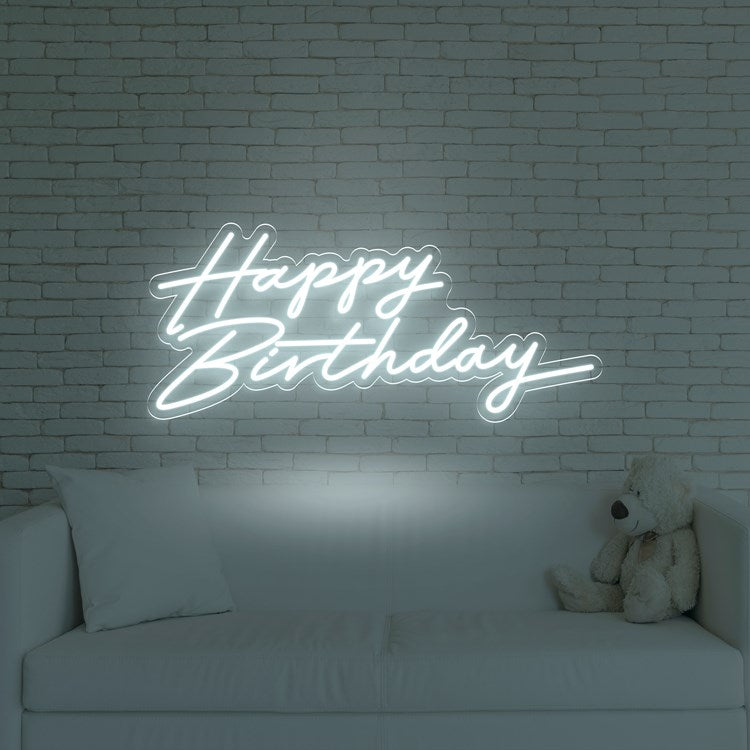HAPPY BIRTHDAY LETRERO NEON 55*50 cm envio gratis (Copia)
