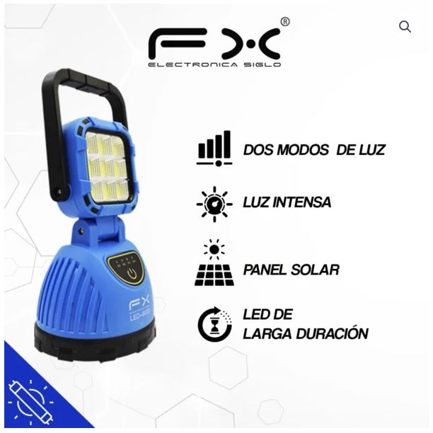 lampara solar led-8033