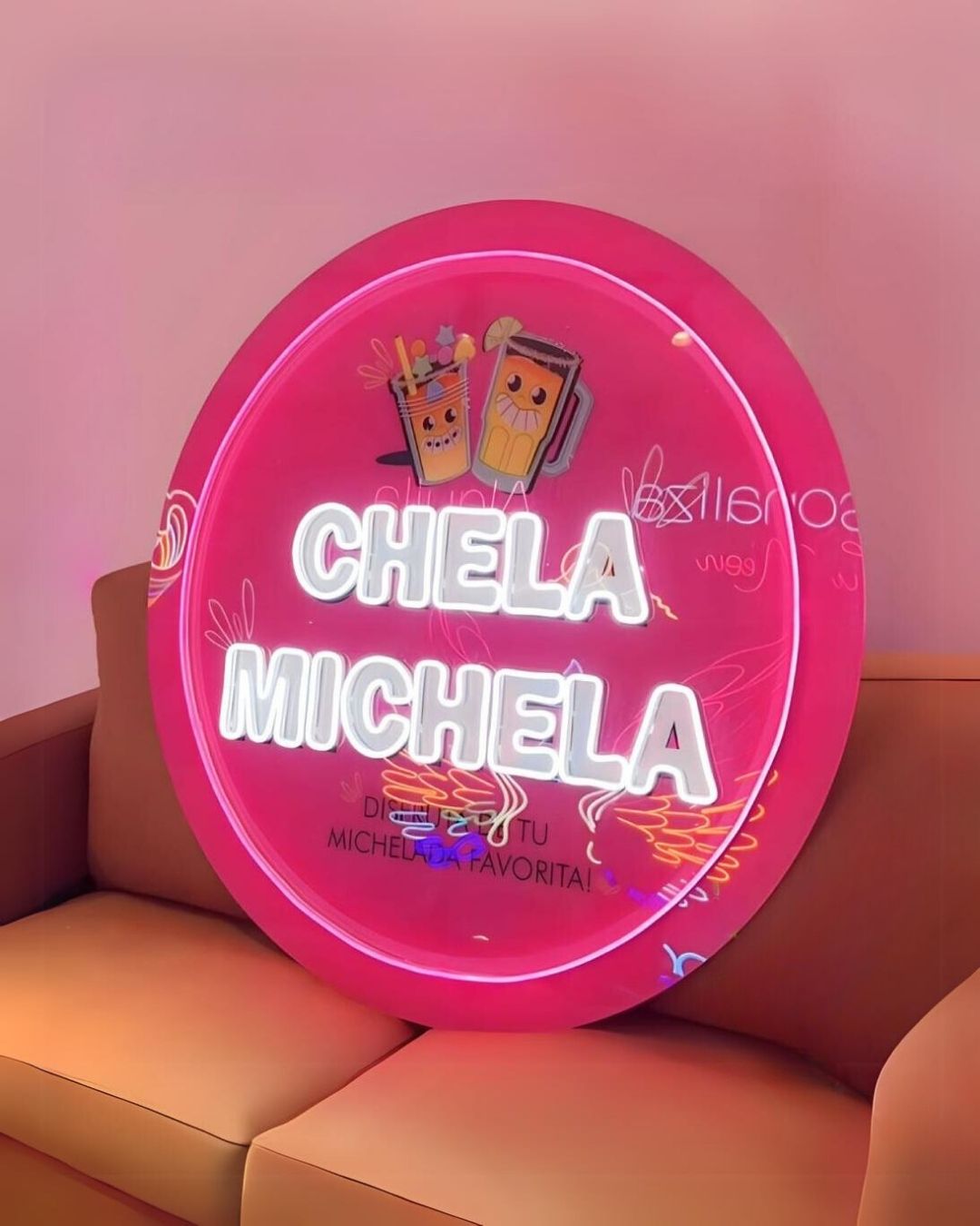 letreo neon acrilico ,vini, y led