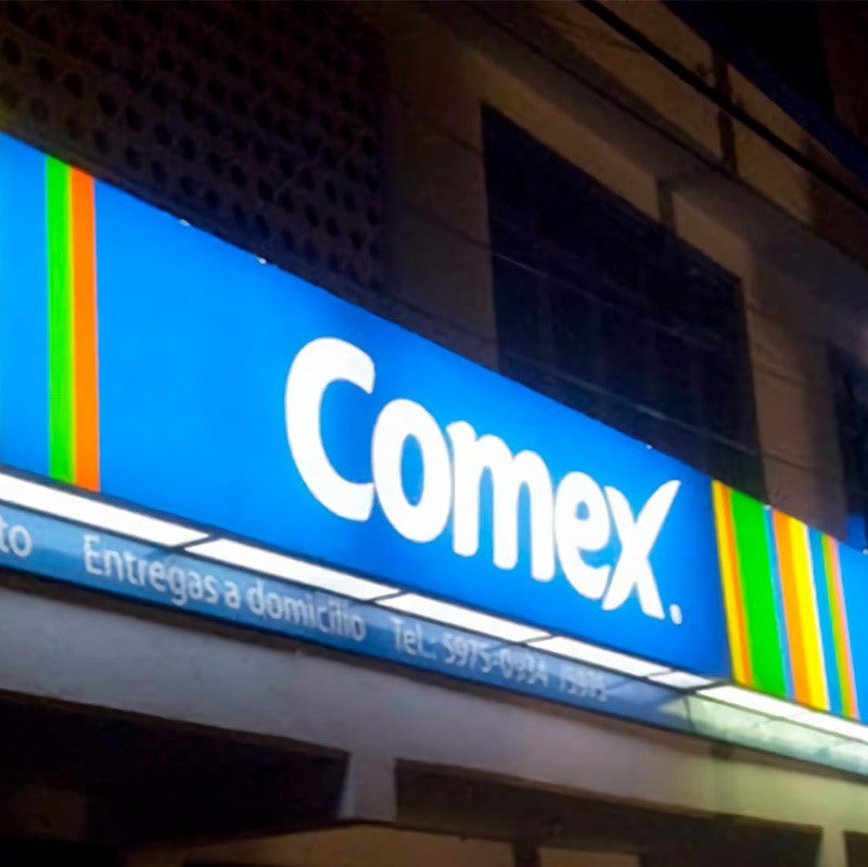 Letrero led luminoso led en caja de luz  estructura interna de acero y exterior de lamina . frente  de lona iluminada desde el interior con timer opcional